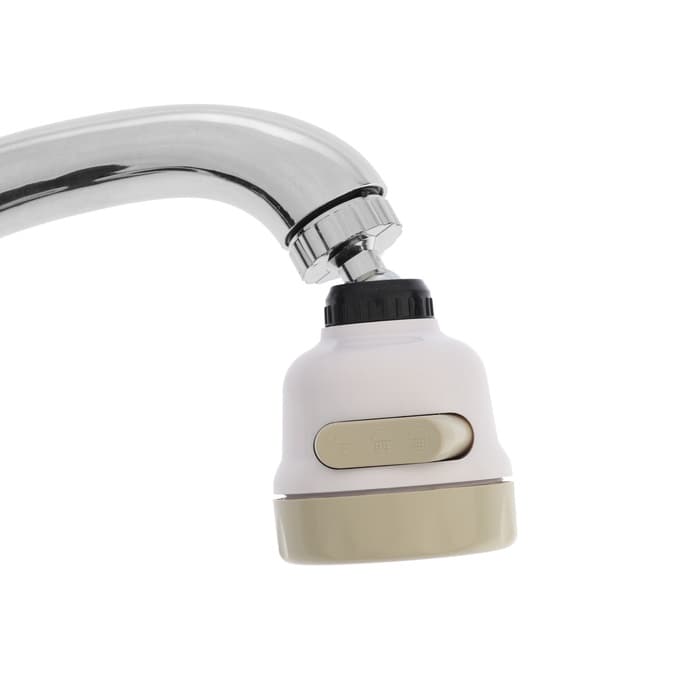 Аэратор ZEIN, с регулировкой потока, сетка из нержавейки, 3 режима, пластик, белый