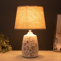 Настольная лампа Флоренция E14 40 Вт белый 22×22×35 см RISALUX