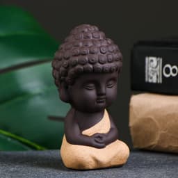 Фигурка керамика TAKE IT EASY «Кудрявый Будда», 5×9 см, МИКС