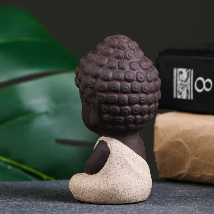 Фигурка керамика TAKE IT EASY «Кудрявый Будда», 5×9 см, МИКС