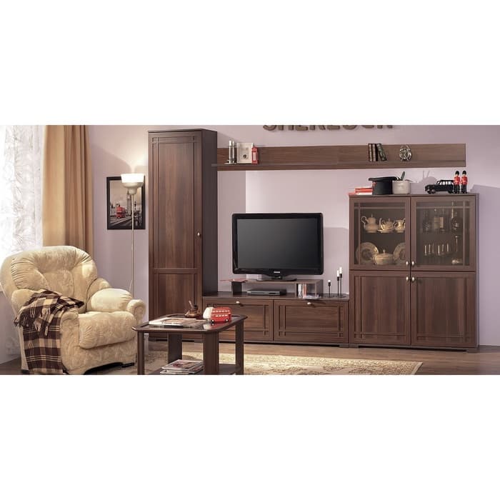 Подставка для ТВ Sherlock 17, 878×300×153 мм, цвет орех шоколадный