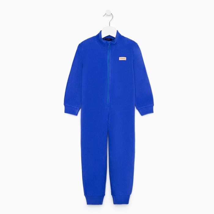 Комбинезон флисовый детский MINAKU, синий, рост 104-110 см