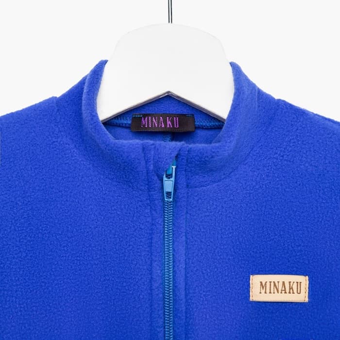 Комбинезон флисовый детский MINAKU, синий, рост 104-110 см
