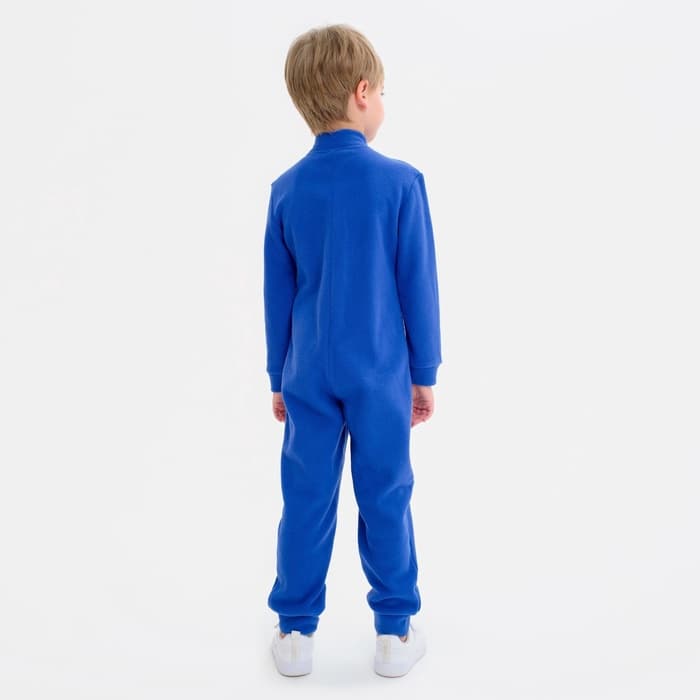 Комбинезон флисовый детский MINAKU, синий, рост 104-110 см