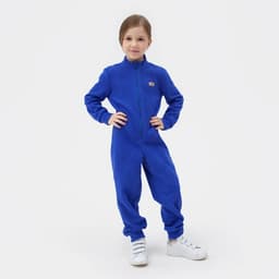 Комбинезон флисовый детский MINAKU, синий, рост 104-110 см