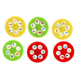 Лампа-проектор ZABIAKA «Ракета» 3 в 1, 36 картинок, альбом, 12 маркеров