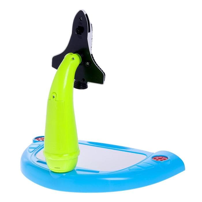 Лампа-проектор ZABIAKA «Ракета» 3 в 1, 36 картинок, альбом, 12 маркеров