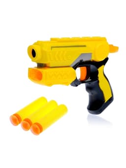 Пистолет «Меткий стрелок», стреляет мягкими пулями, цвета МИКС