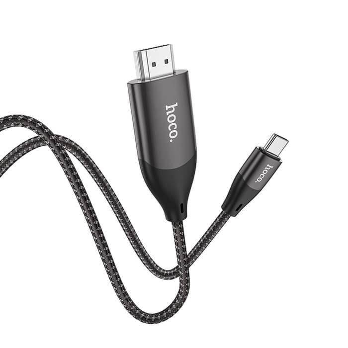 Кабель Hoco UA16 Type-C - HDMI, 4K, 2 м, для устройств с USB-C 3.1 (DisplayPort Alt Mode)