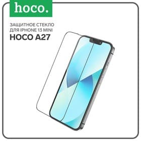 Защитное стекло Hoco A27, для iPhone 13 mini, анти отпечатки, анти царапины, чёрное