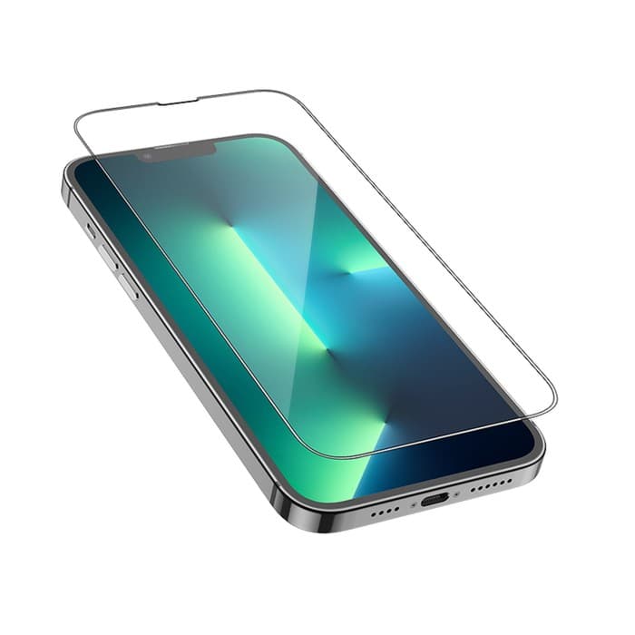 Защитное стекло Hoco A27, для iPhone 13 Pro Max, анти отпечатки, анти царапины, чёрное