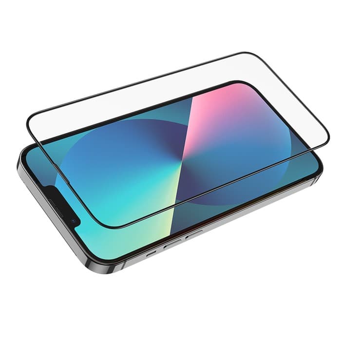 Защитное стекло Hoco A26, для iPhone 13 Pro Max, с защитной сеткой для микрофона, чёрное