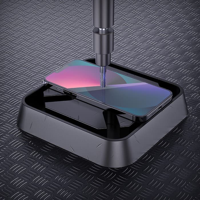 Защитное стекло Hoco A26, для iPhone 13 Pro Max, с защитной сеткой для микрофона, чёрное