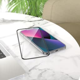 Защитное стекло Hoco G1, для iPhone 13 mini, ПЭТ слой, анти отпечатки, чёрное
