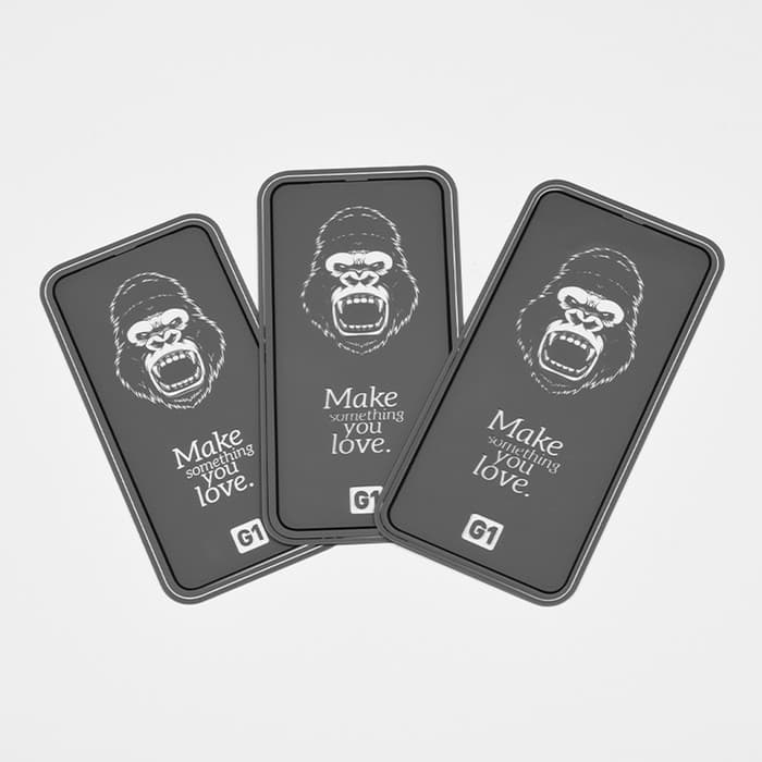 Защитное стекло Hoco G1, для iPhone 13 mini, ПЭТ слой, анти отпечатки, чёрное