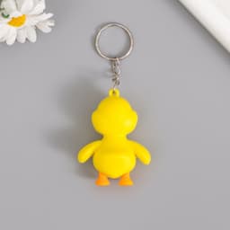 Брелок для ключей на кольце «Утёнок», резина, 2.2×4×5 см