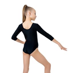 Купальник для гимнастики и танцев Grace Dance, размер 28, чёрный