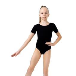 Купальник для гимнастики и танцев Grace Dance, р. 28, чёрный