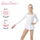 Купальник для гимнастики и танцев Grace Dance, размер 34, белый