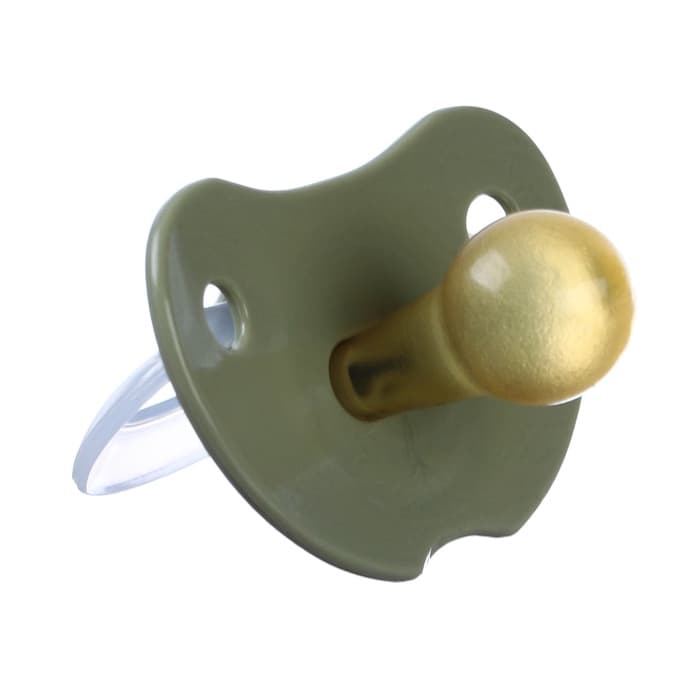 Соска - пустышка латексная классическая «Облачко», от 3 мес., зелёная