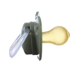 Соска - пустышка латексная классическая «Облачко», от 3 мес., зелёная