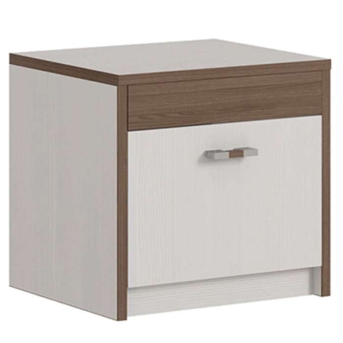 Тумба прикроватная «Ницца», 442×376×420 мм, цвет бодега светлый / ясень шимо тёмный