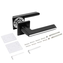 Ручка раздельная «АЛЛЮР» АРТ «АДЕЛЬ» BL/W, матовая, чёрная