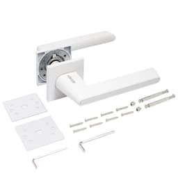 Ручка раздельная «АЛЛЮР» АРТ «АДЕЛЬ» W/W, белая