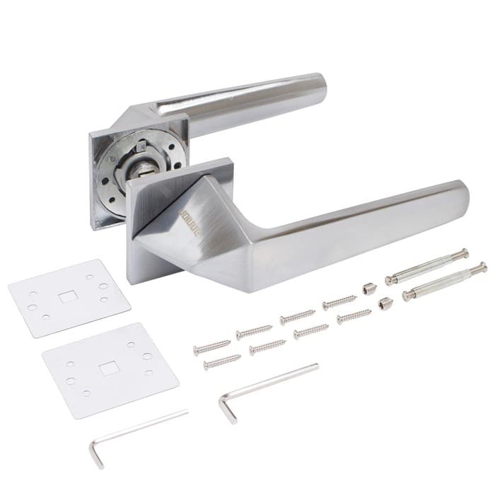 Ручка раздельная «АЛЛЮР» АРТ «КАЙЛИ» SC, цвет матовый хром