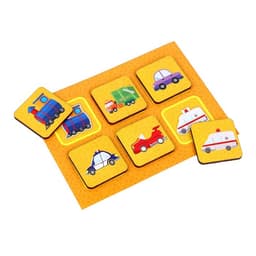 Лото детское Лесная мастерская «Транспорт», 36 деталей, 6 карточек