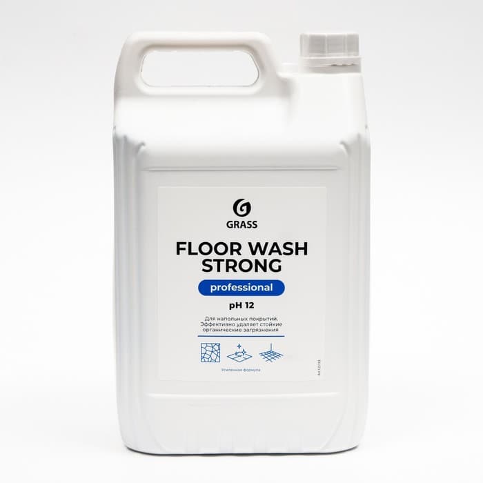 Средство для мытья пола Floor Wash Strong, щелочное, 5.6 кг