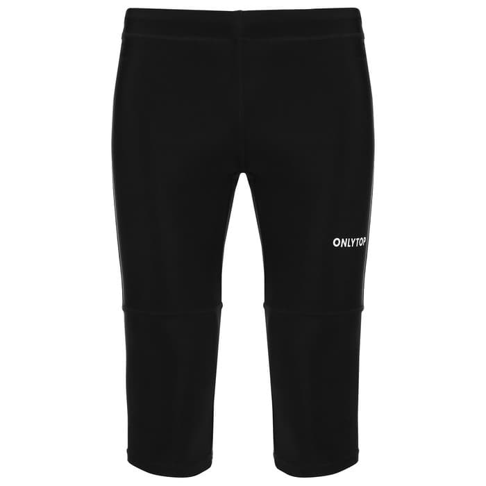 Тайтсы ONLYTOP беговые компрессионные, размер 54, чёрные