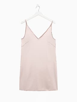 Сорочка ночная женская MINAKU: Light touch, бежевая, размер 44