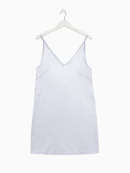 Сорочка ночная женская MINAKU: Light touch, цвет серебряный, размер 42