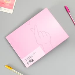 Фотоальбом на кольцах 25 листов «Признание в любви», с уголками, тиснение 19×27×3 см