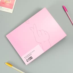 Фотоальбом на кольцах 25 листов «Признание в любви», с уголками, тиснение 19×27×3 см