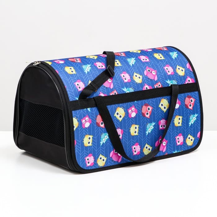 Сумка - переноска для животных, 46×28.5×30 см, цвет МИКС