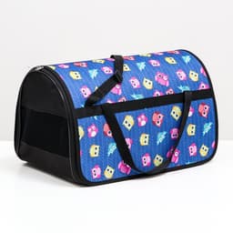 Сумка - переноска для животных, 46×28.5×30 см, цвет МИКС