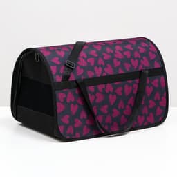 Сумка - переноска для животных, 46×28.5×30 см, цвет МИКС