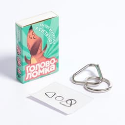 Головоломка металлическая Puzzle «Прокачай мозги», МИКС