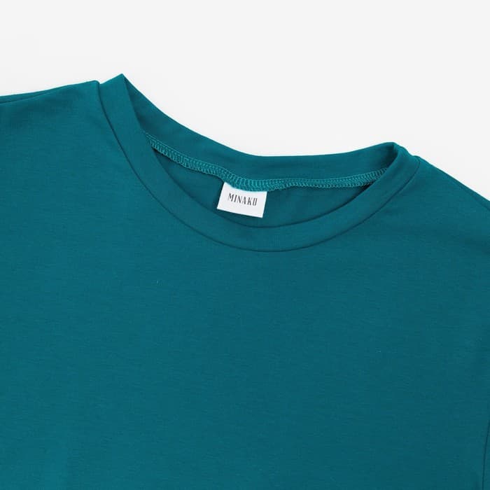 Лонгслив женский MINAKU: Basic line, цвет изумруд, размер 46