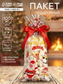 Пакет подарочный новогодний, для сладких подарков, 13×27 см±1 см