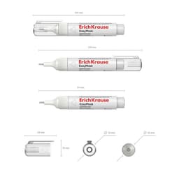 Ручка-корректор 4 мл, ErichKrause Standard, с металлическим наконечником
