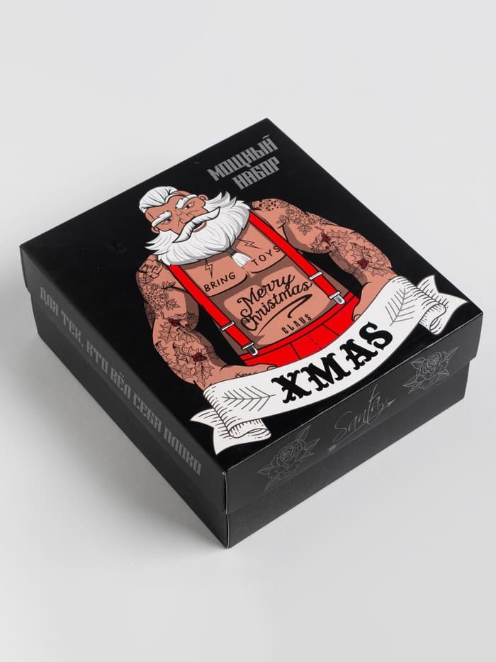 Набор подарочный новогодний, термос, носки, KAFTAN Xmas, размер 41-44 (27-29 см)