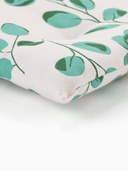 Подушка на стул «Доляна. Эвкалипт», 42×42 см, белая