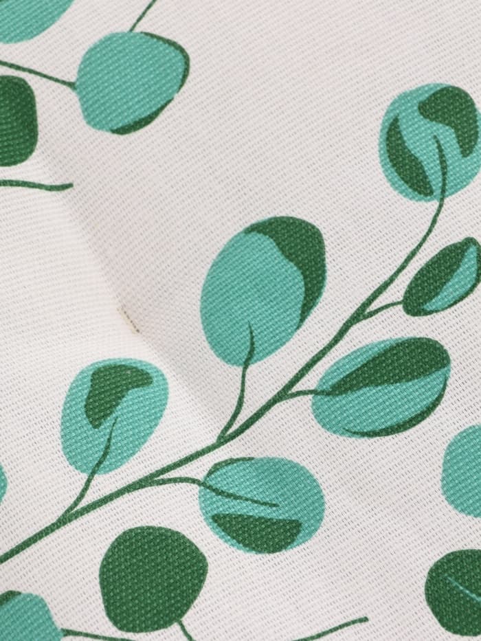 Подушка на стул «Доляна. Эвкалипт», 42×42 см, белая