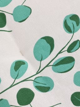 Подушка на стул «Доляна. Эвкалипт», 42×42 см, белая