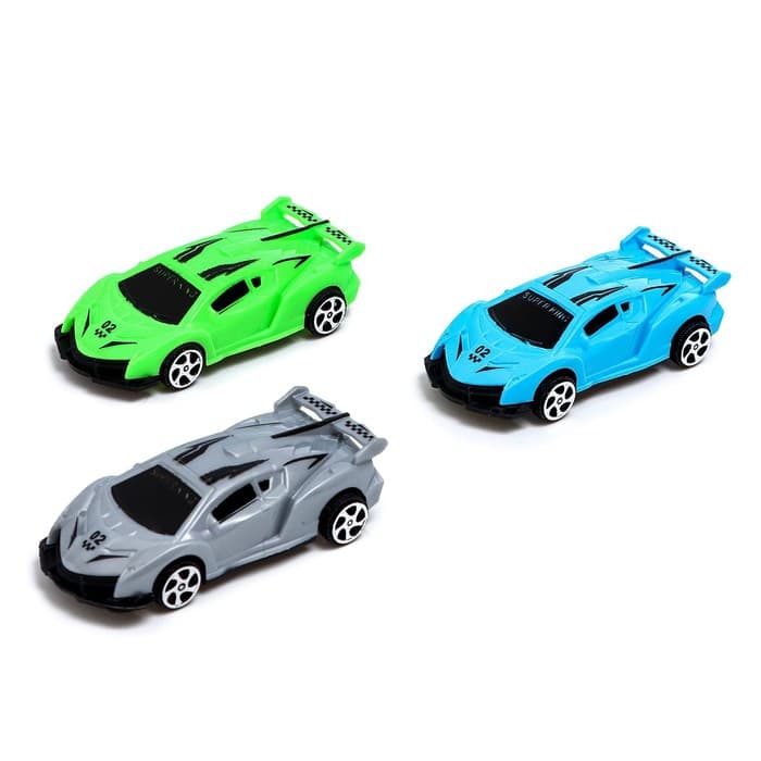 Машинки инерционные «Рейсер», набор 3 шт., цвет МИКС