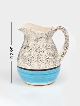 Кувшин Керамика ручной работы «Крошка»,1.5 л, 1 сорт, синий, Иран