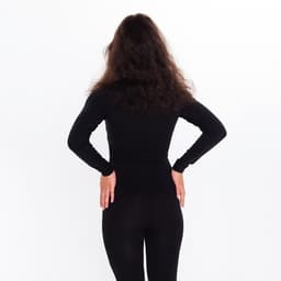 Термобельё женское (лонгслив, легинсы), чёрное, размер 42-44 (S)